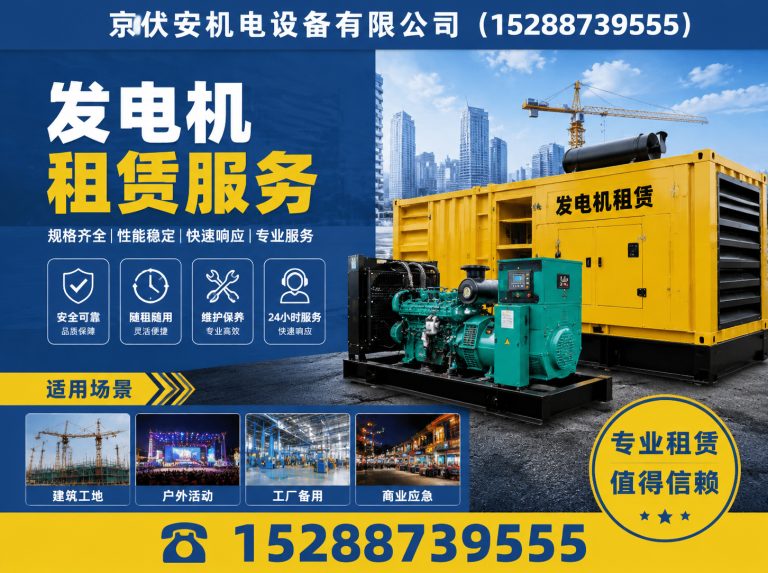 连云港应急发电机出租展示图